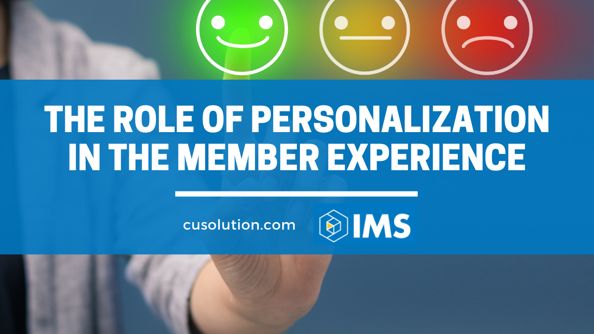 personalization and the member experience