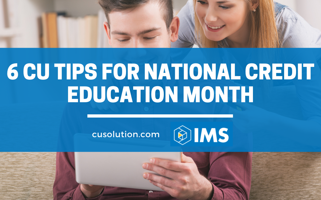 6 CU Tips for National Credit Education Month