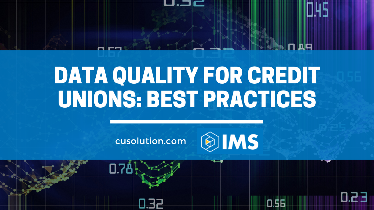 data quality for credit unions